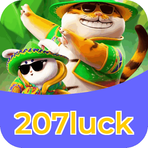 Interface do aplicativo 207luck mostrando jogos disponíveis no iOS e Android